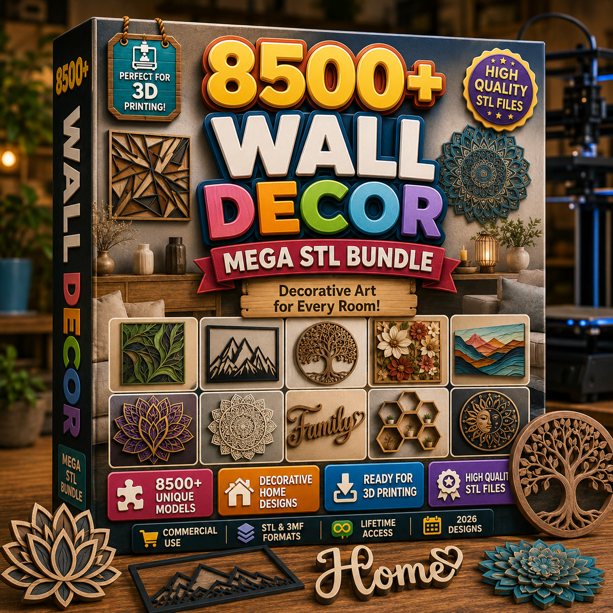 +700,000+ Files | 3D STL Pack | Mega Bundle 30TB + 5000 Free Bonus