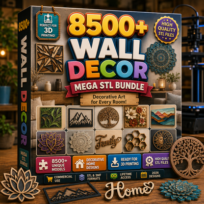+700,000+ Files | 3D STL Pack | Mega Bundle 30TB + 5000 Free Bonus