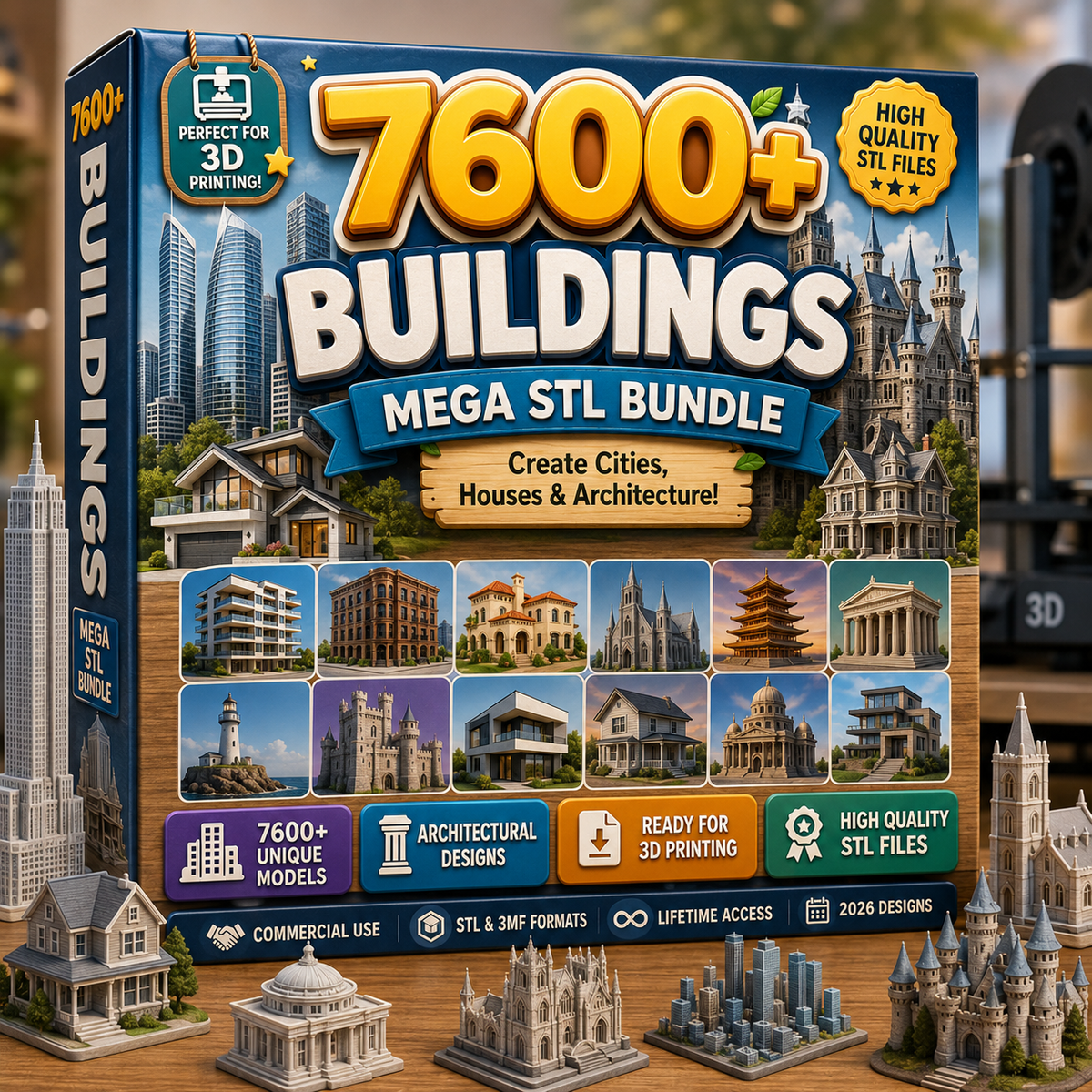 +700,000+ Files | 3D STL Pack | Mega Bundle 30TB + 5000 Free Bonus