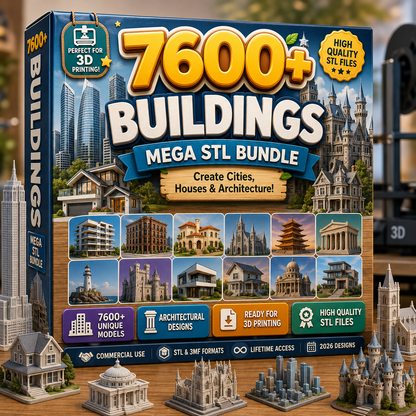 +700,000+ Files | 3D STL Pack | Mega Bundle 30TB + 5000 Free Bonus
