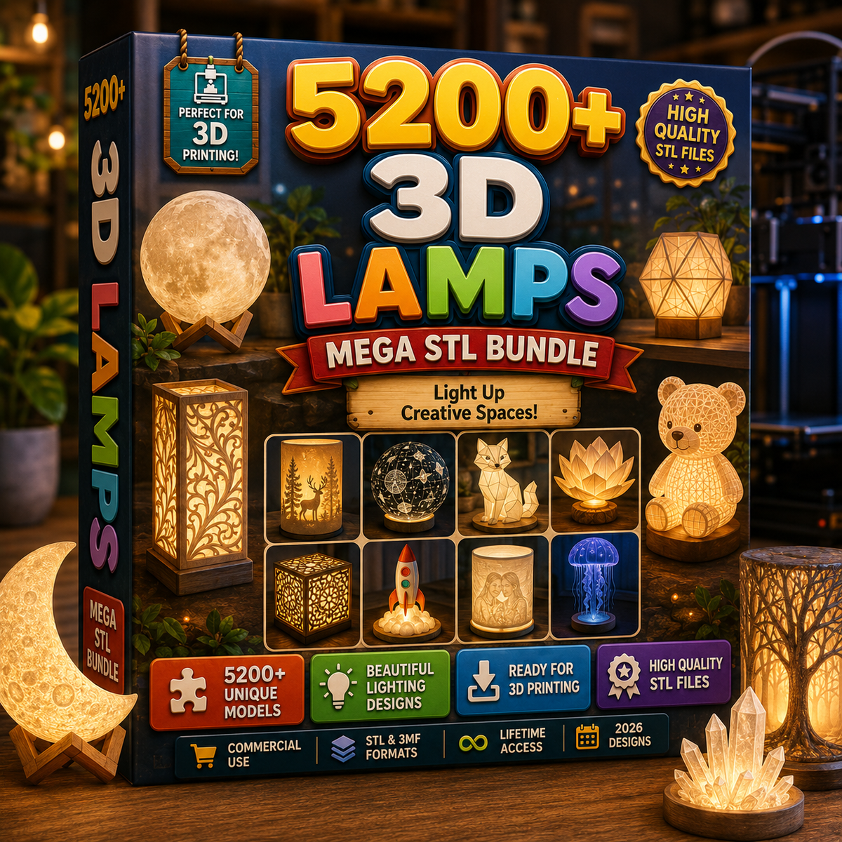 +700,000+ Files | 3D STL Pack | Mega Bundle 30TB + 5000 Free Bonus