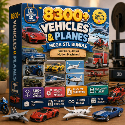 +700,000+ Files | 3D STL Pack | Mega Bundle 30TB + 5000 Free Bonus