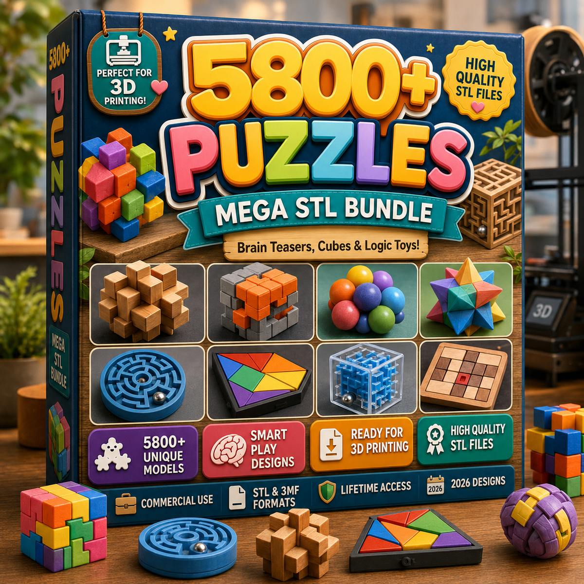 +700,000+ Files | 3D STL Pack | Mega Bundle 30TB + 5000 Free Bonus