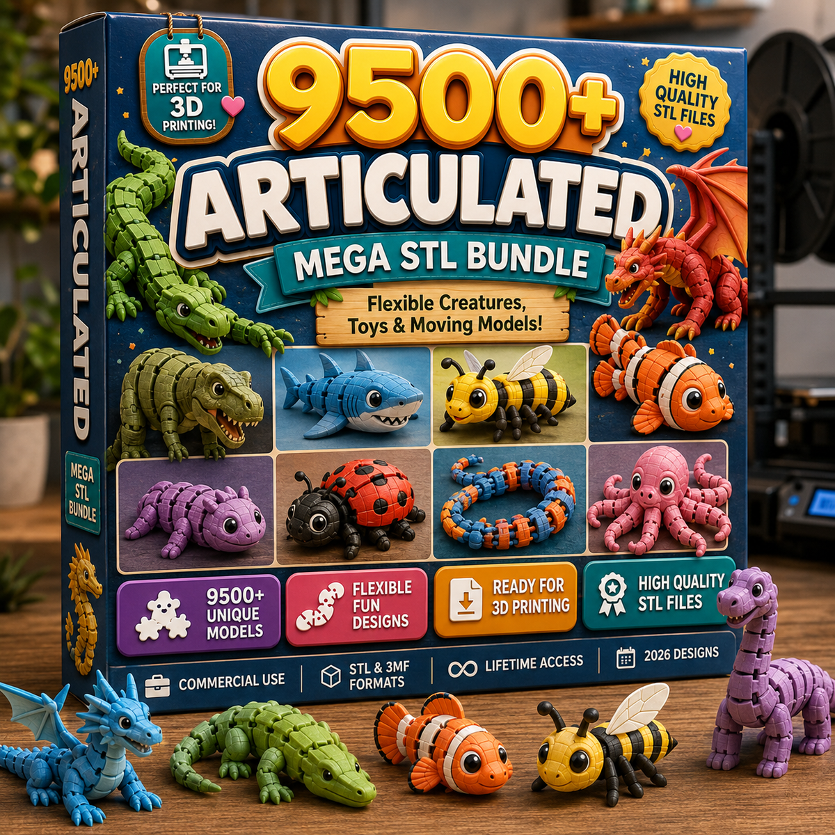 +700,000+ Files | 3D STL Pack | Mega Bundle 30TB + 5000 Free Bonus