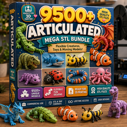 +700,000+ Files | 3D STL Pack | Mega Bundle 30TB + 5000 Free Bonus