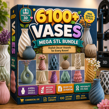 +700,000+ Files | 3D STL Pack | Mega Bundle 30TB + 5000 Free Bonus