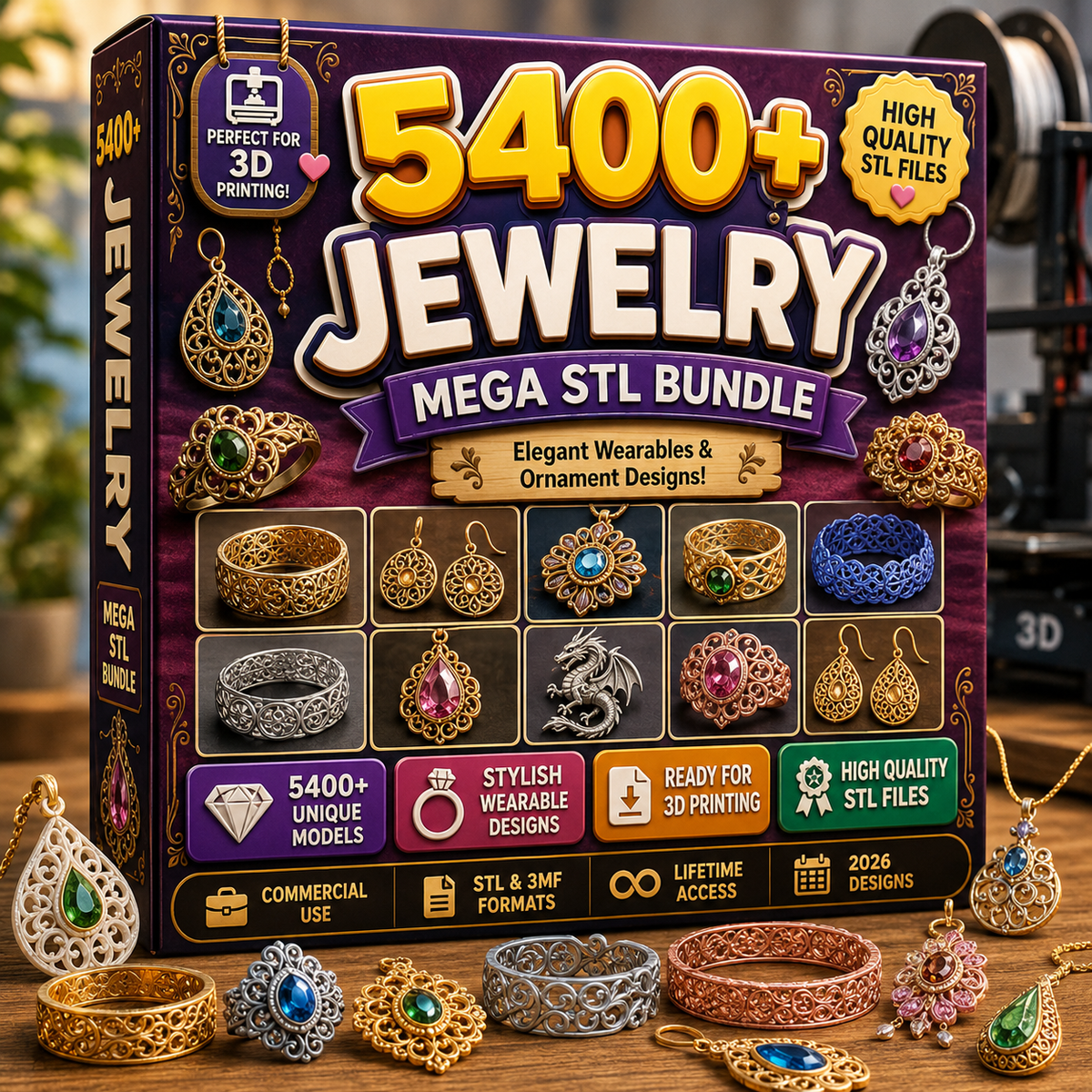+700,000+ Files | 3D STL Pack | Mega Bundle 30TB + 5000 Free Bonus